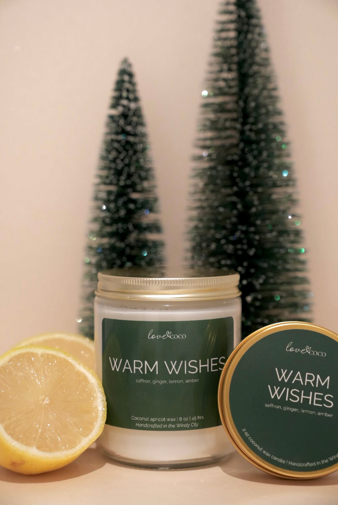 Warm Wishes – Cozy Holiday Coconut Wax Candle (Limited Edition)
