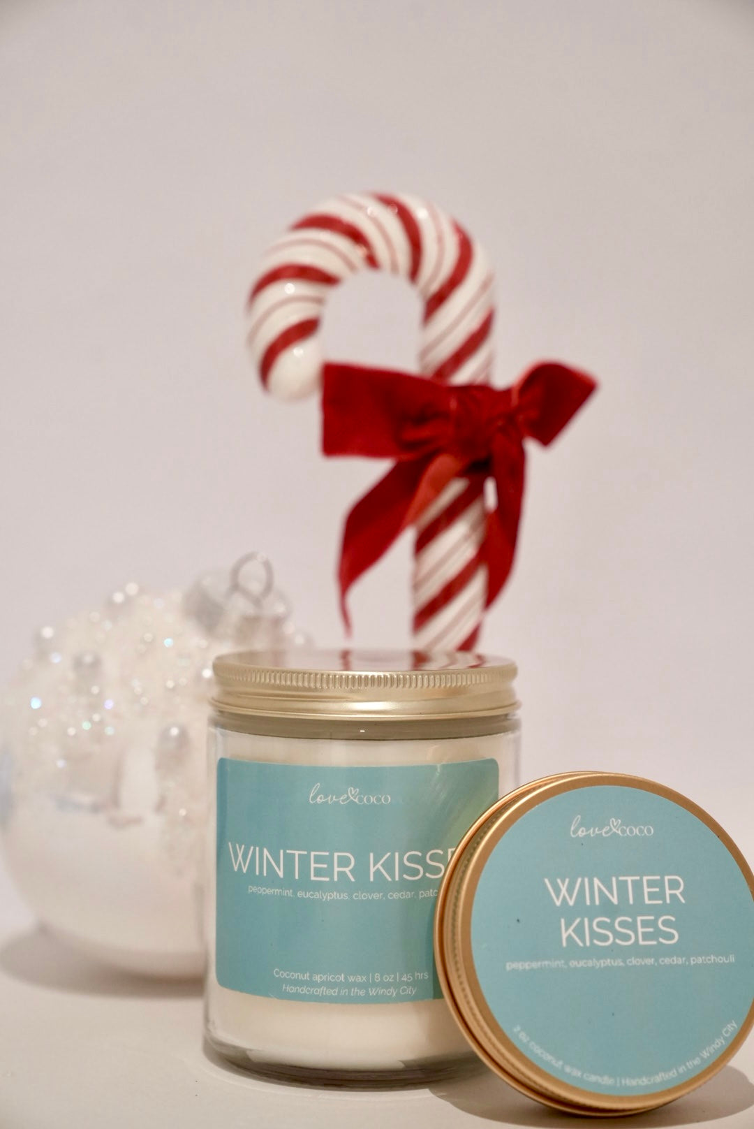 Winter Kisses – Holiday Coconut Wax Candle (Limited Edition)