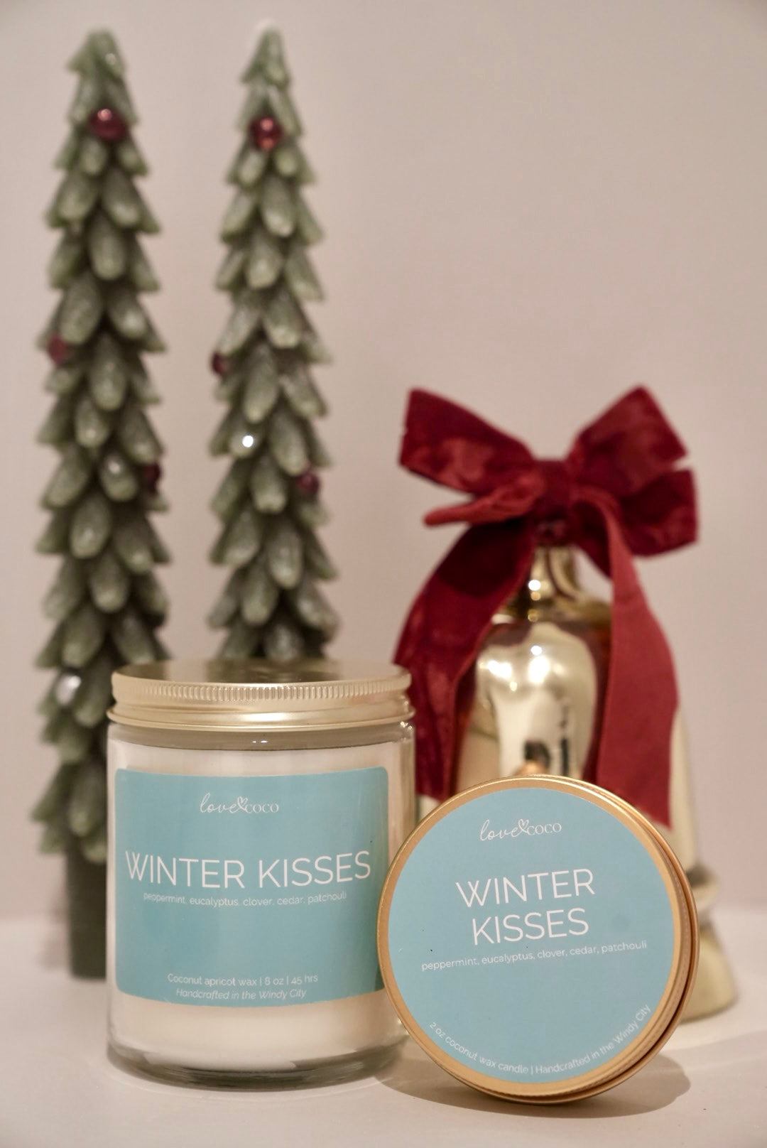 Winter Kisses – Holiday Coconut Wax Candle (Limited Edition)