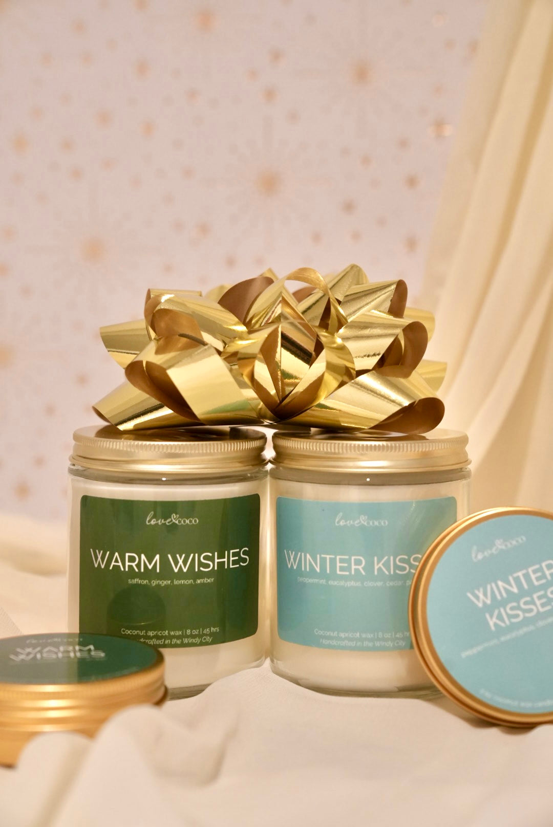 Winter Kisses – Holiday Coconut Wax Candle (Limited Edition)